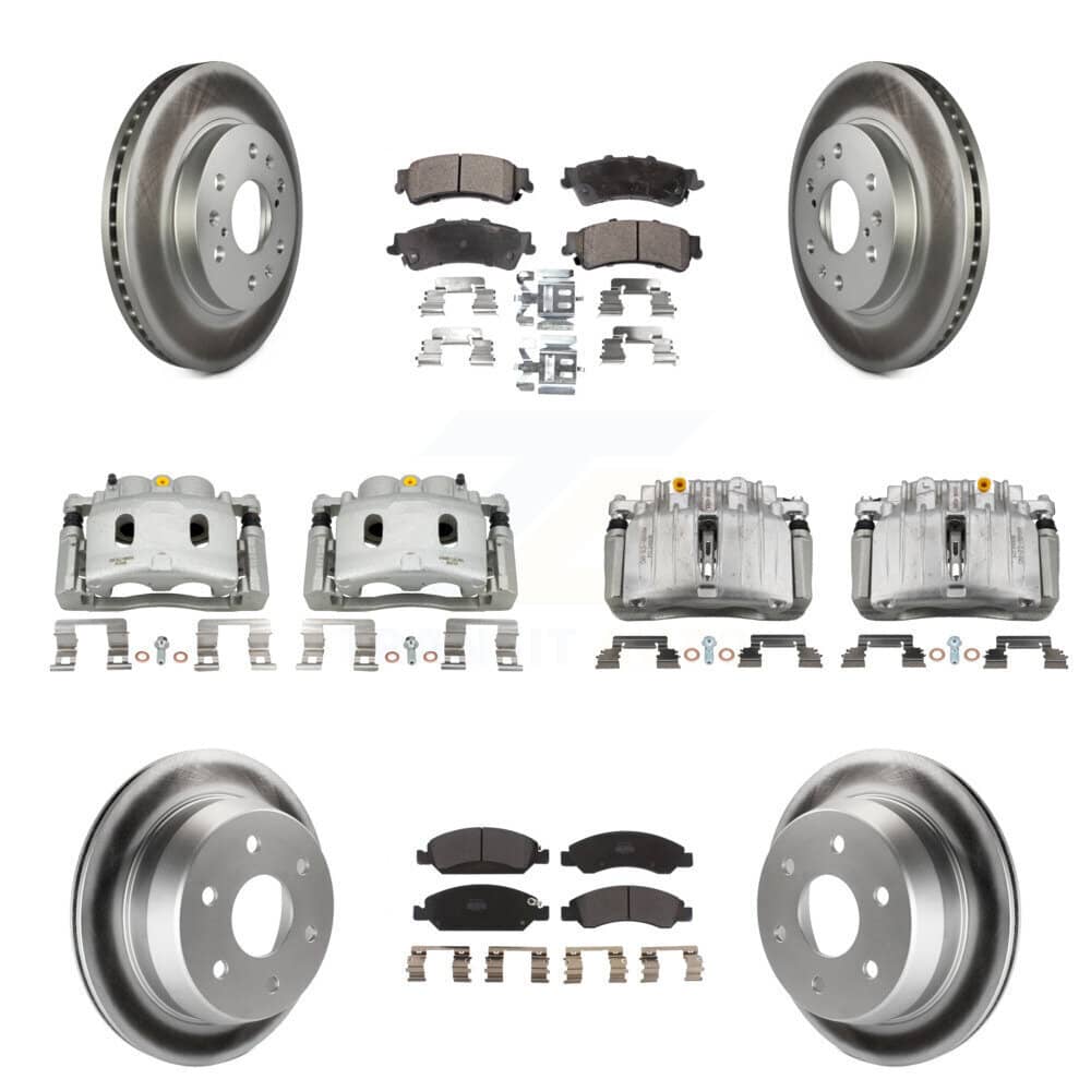 Transit Auto - KCG-100856P - Front and Rear Disc Brake Kits