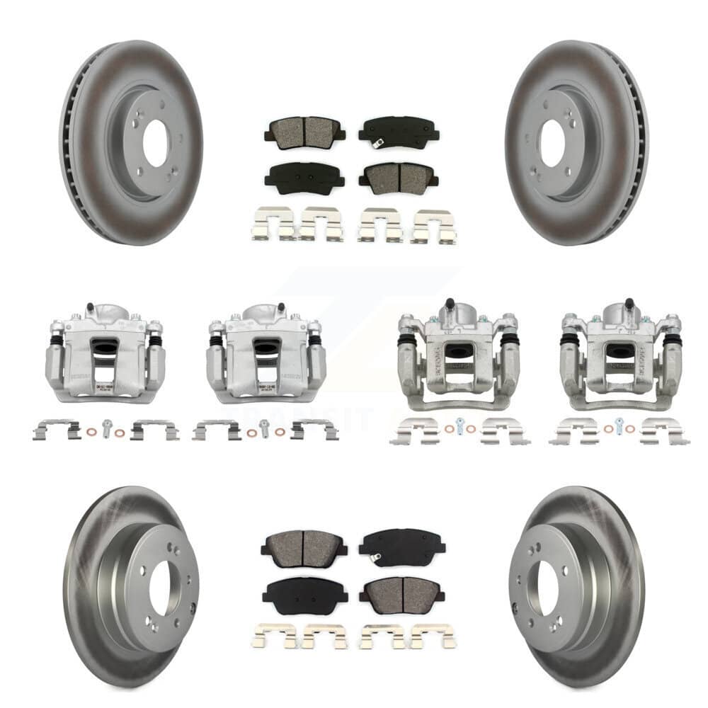 Transit Auto - KCG-100886S - Front and Rear Disc Brake Kits