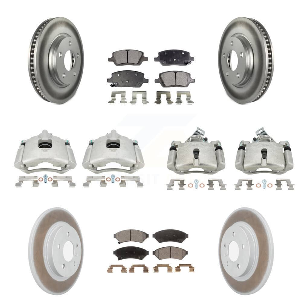 Transit Auto - KCG-101026T - Front and Rear Disc Brake Kits