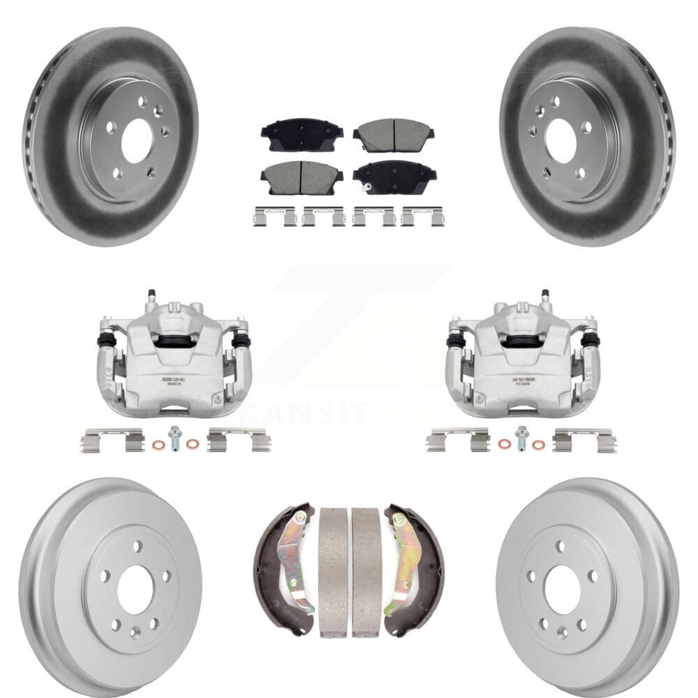 Transit Auto - KCG-101157C - Front and Rear Disc Brake Kits
