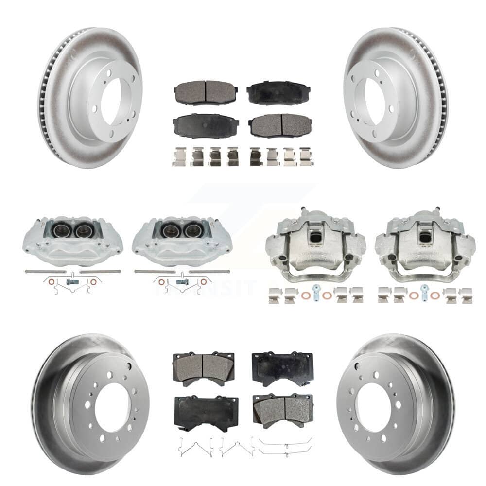 Transit Auto - KCG-101192P - Front and Rear Disc Brake Kits