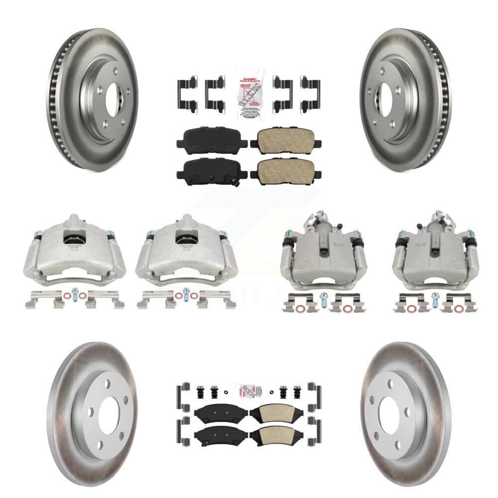 Transit Auto - KCG-101477N - Front and Rear Disc Brake Kits