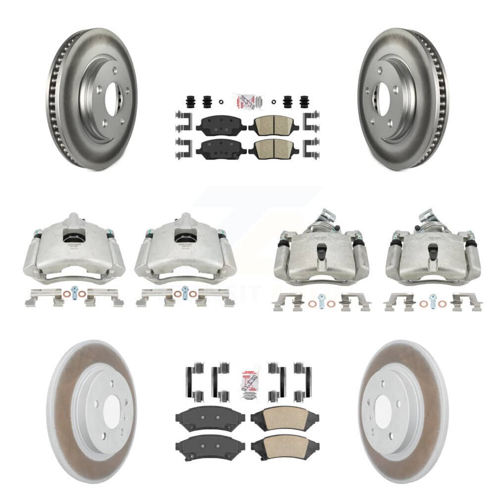 Transit Auto - KCG-101649N - Front and Rear Disc Brake Kits