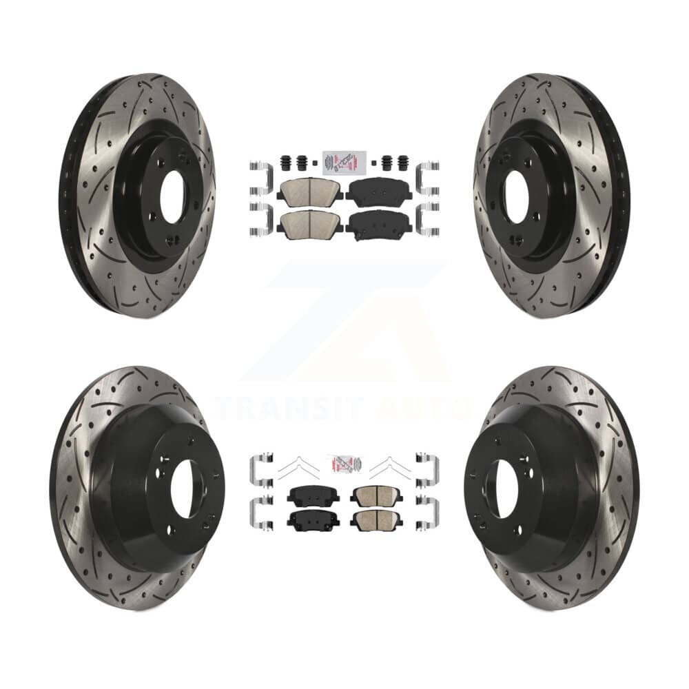 Transit Auto - KDA-102550 - Front and Rear Disc Brake Kits