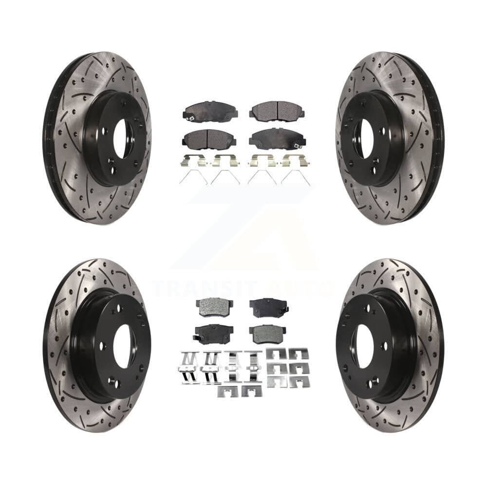 Transit Auto - KDF-100270 - Front and Rear Disc Brake Kits