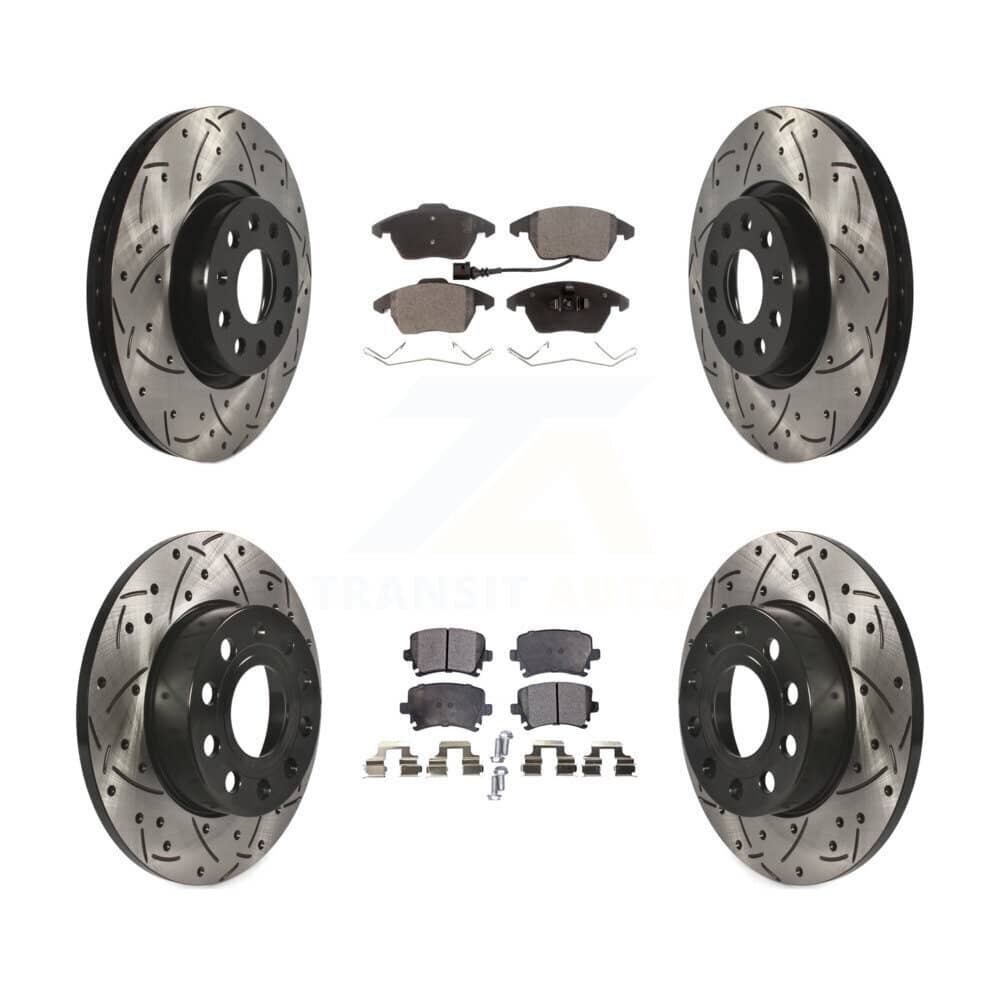 Transit Auto - KDF-100291 - Front and Rear Disc Brake Kits