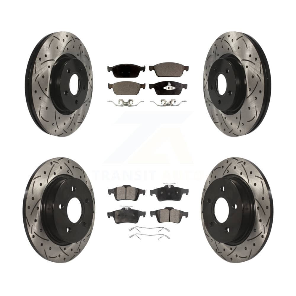 Transit Auto - KDF-100321 - Front and Rear Disc Brake Kits