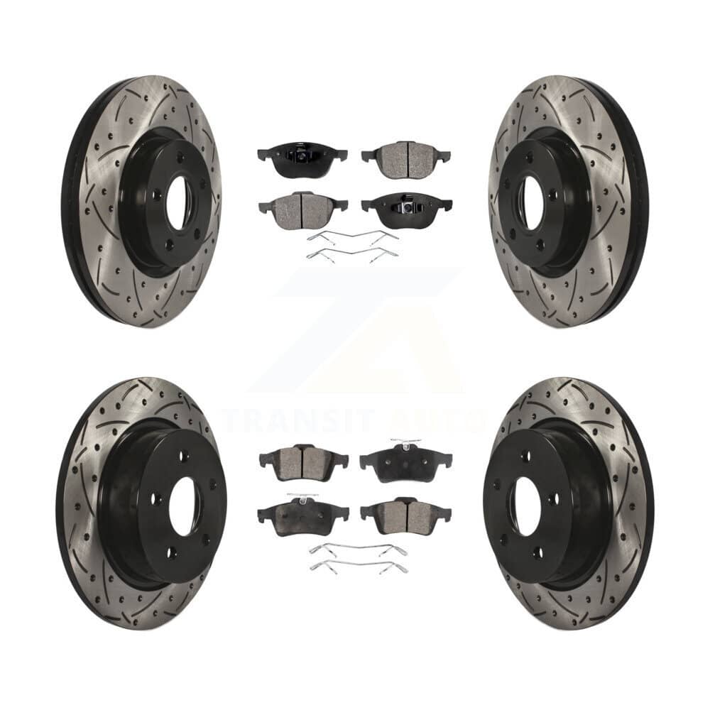 Transit Auto - KDF-100328 - Front and Rear Disc Brake Kits