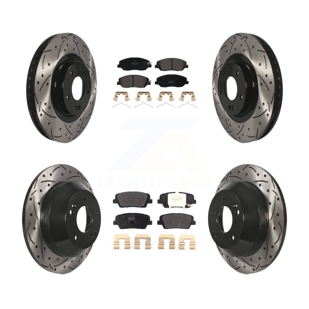 Transit Auto - KDF-100586 - Front and Rear Disc Brake Kits