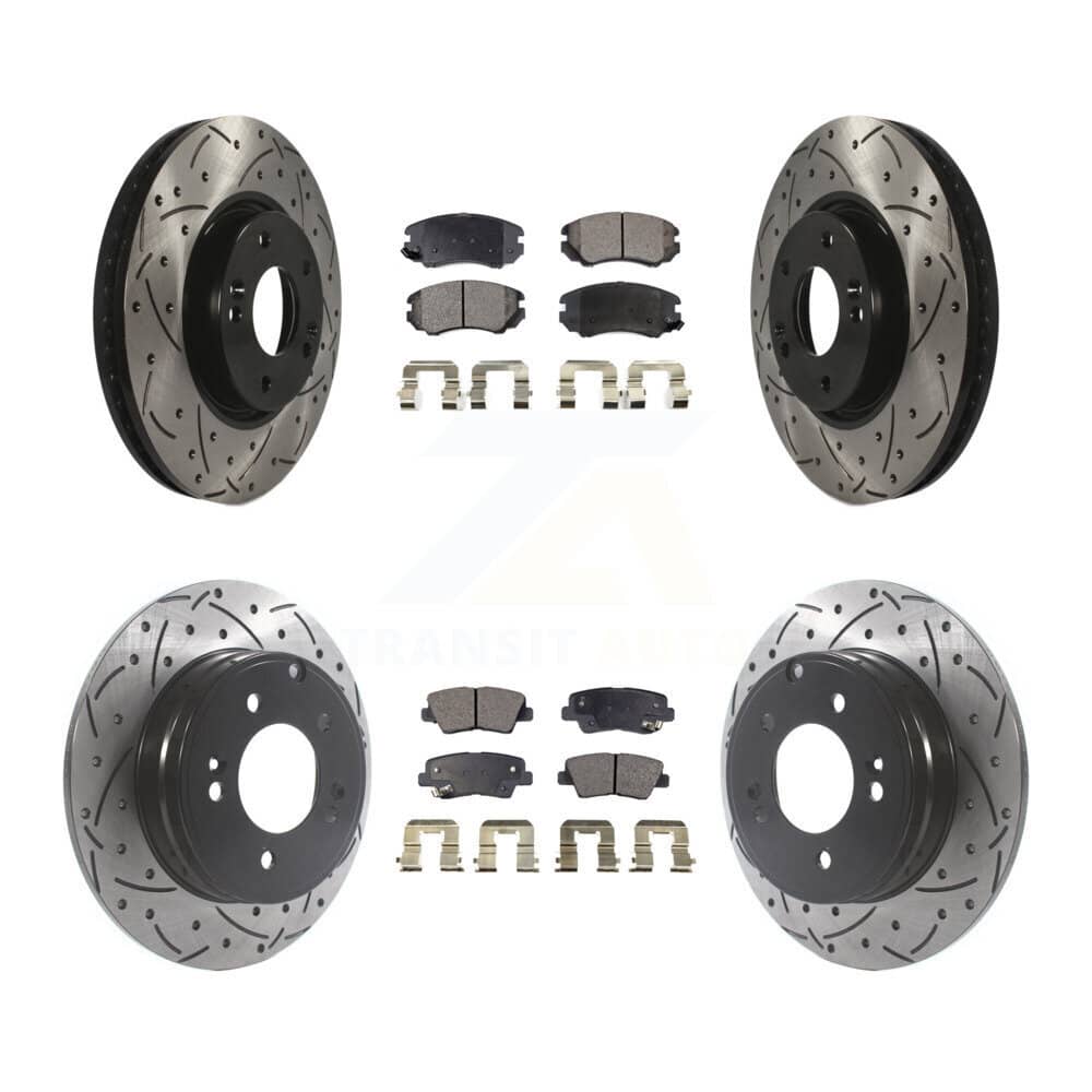 Transit Auto - KDF-100815 - Front and Rear Disc Brake Kits