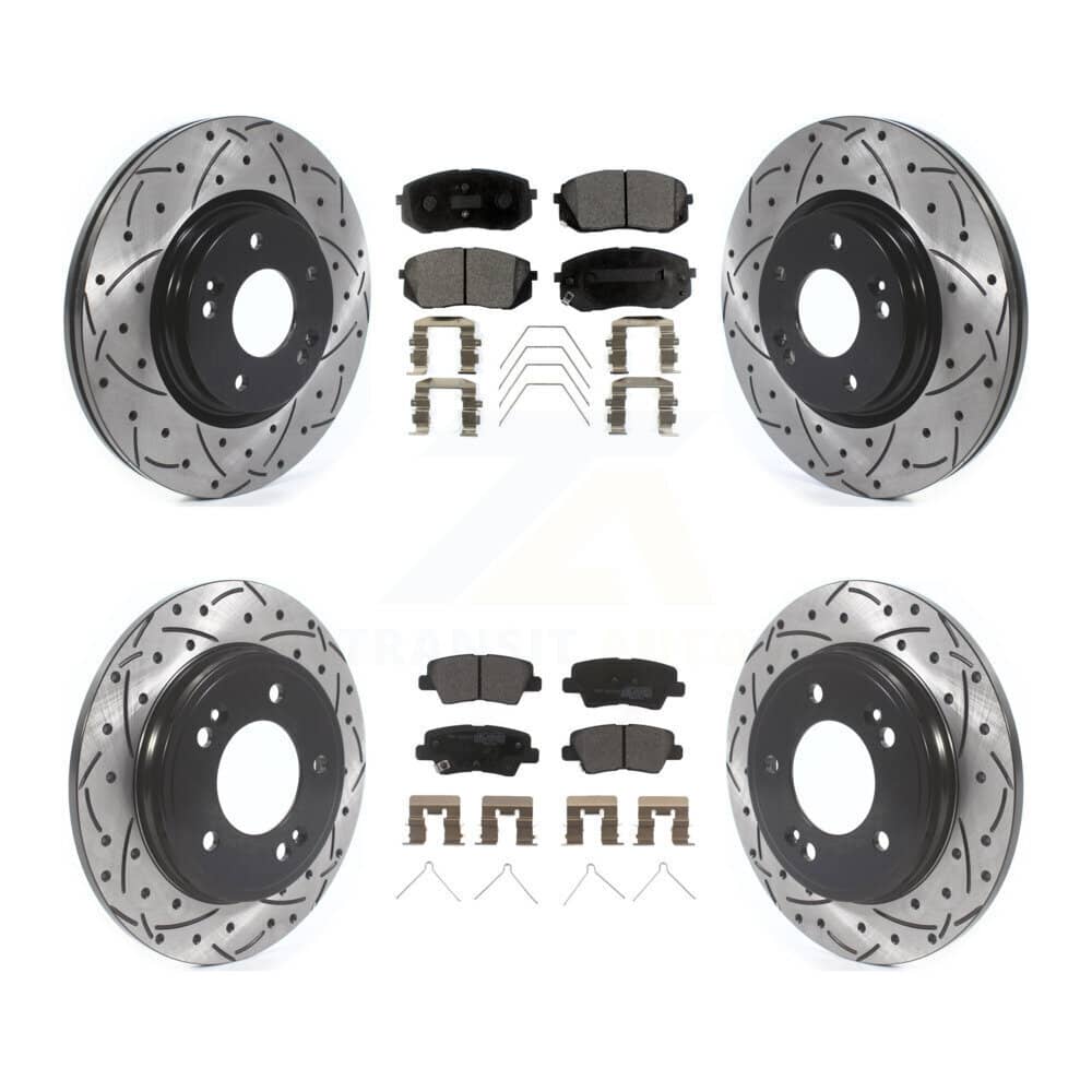 Transit Auto - KDF-101138 - Front and Rear Disc Brake Kits
