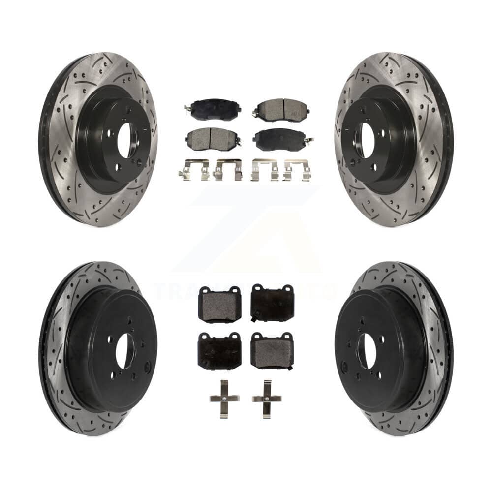 Transit Auto - KDF-101327 - Front and Rear Disc Brake Kits