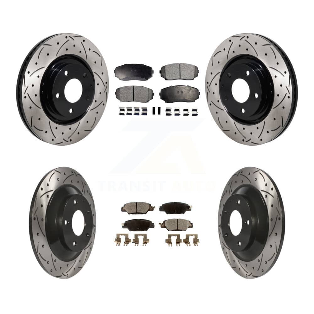 Transit Auto - KDF-101331 - Front and Rear Disc Brake Kits