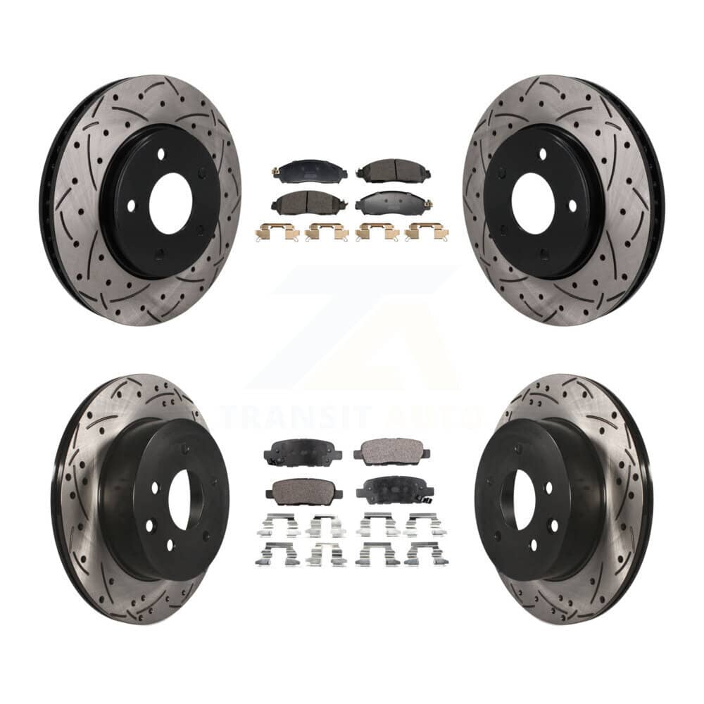 Transit Auto - KDF-101819 - Front and Rear Disc Brake Kits