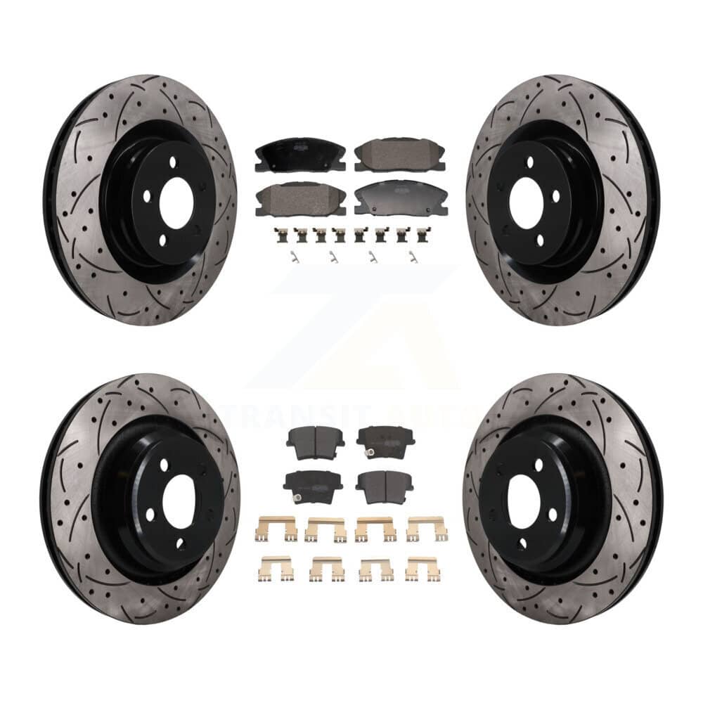 Transit Auto - KDF-101843 - Front and Rear Disc Brake Kits