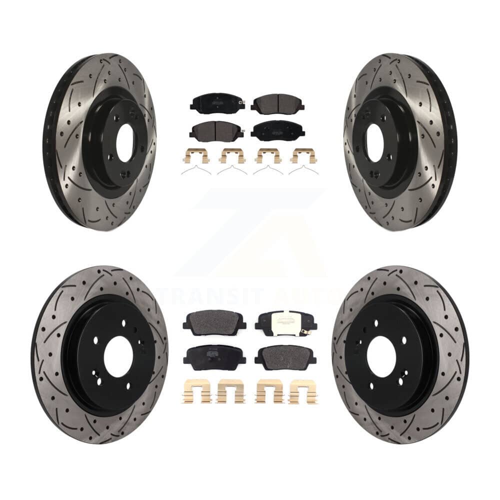 Transit Auto - KDF-102071 - Front and Rear Disc Brake Kits