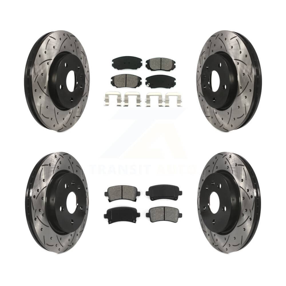 Transit Auto - KDS-100183 - Front and Rear Disc Brake Kits