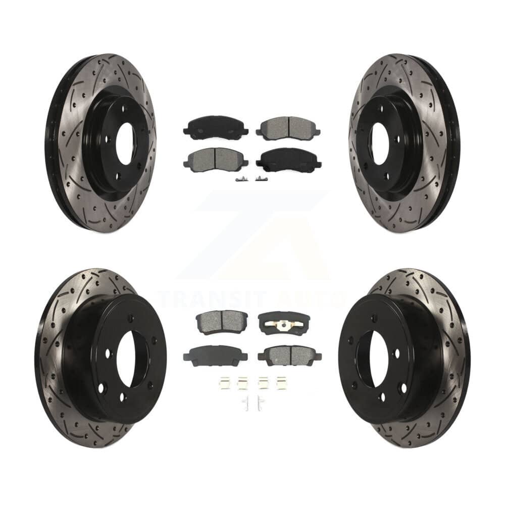Transit Auto - KDS-100233 - Front and Rear Disc Brake Kits