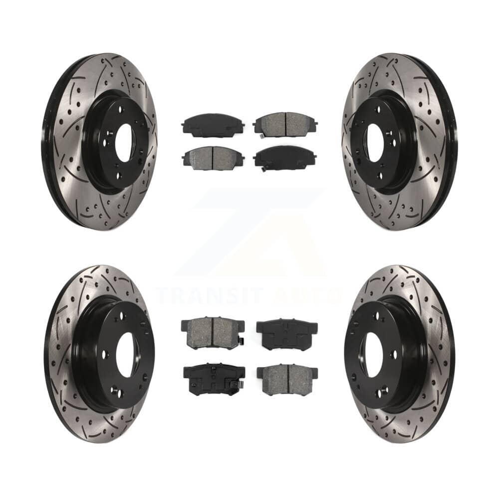 Transit Auto - KDS-100260 - Front and Rear Disc Brake Kits