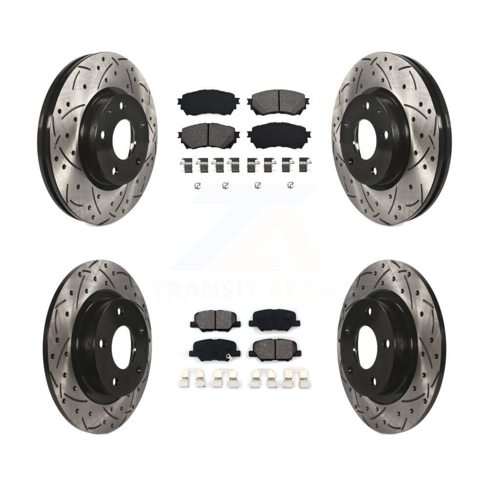 Transit Auto - KDS-100347 - Front and Rear Disc Brake Kits