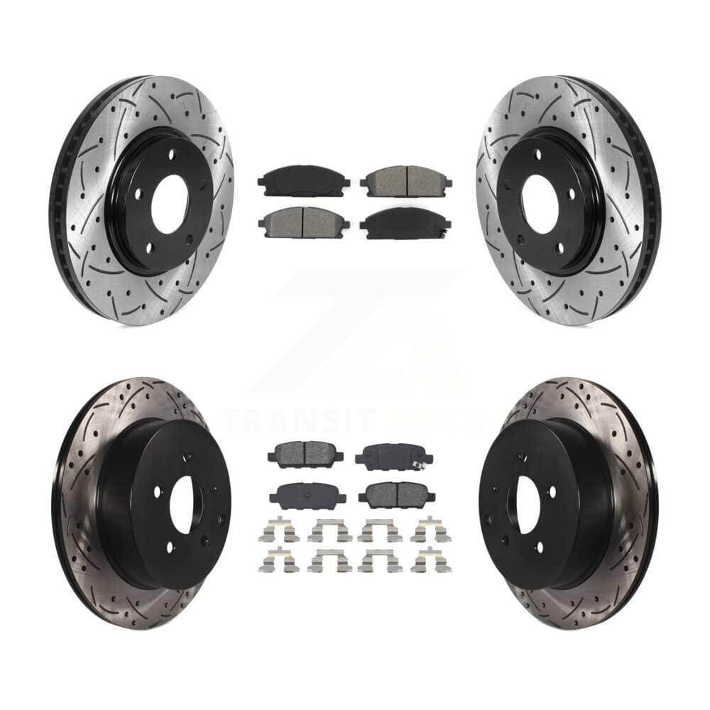 Transit Auto - KDS-100721 - Front and Rear Disc Brake Kits