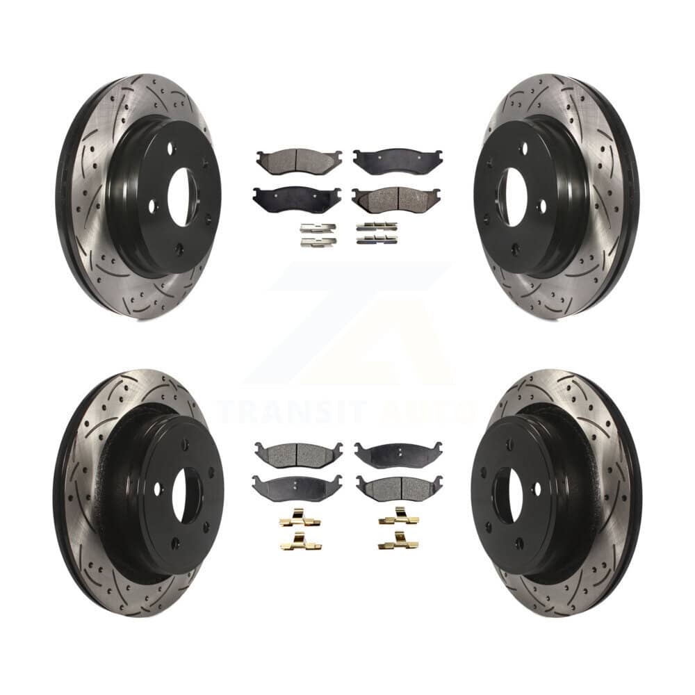 Transit Auto - KDT-100252 - Front and Rear Disc Brake Kits