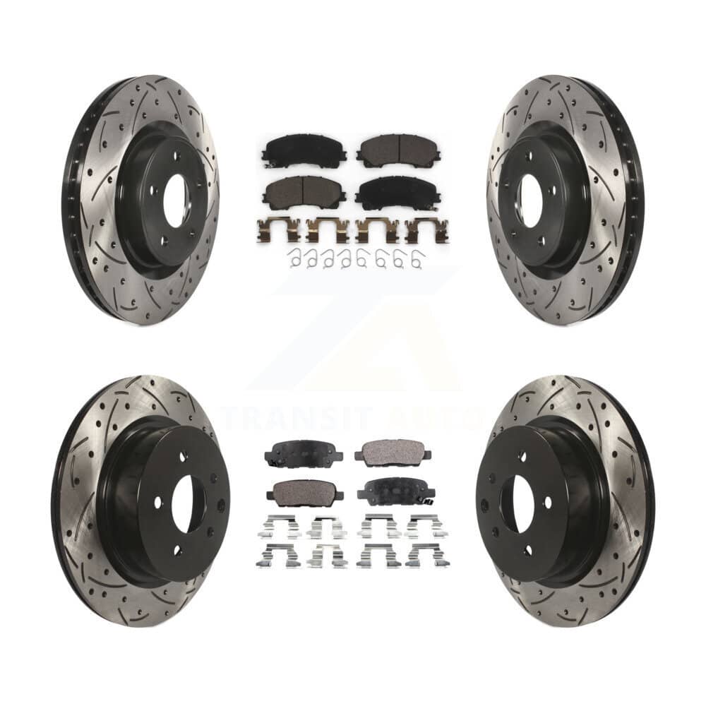 Transit Auto - KDT-100402 - Front and Rear Disc Brake Kits