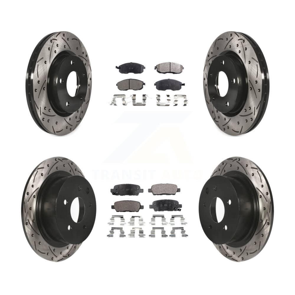 Transit Auto - KDT-100408 - Front and Rear Disc Brake Kits