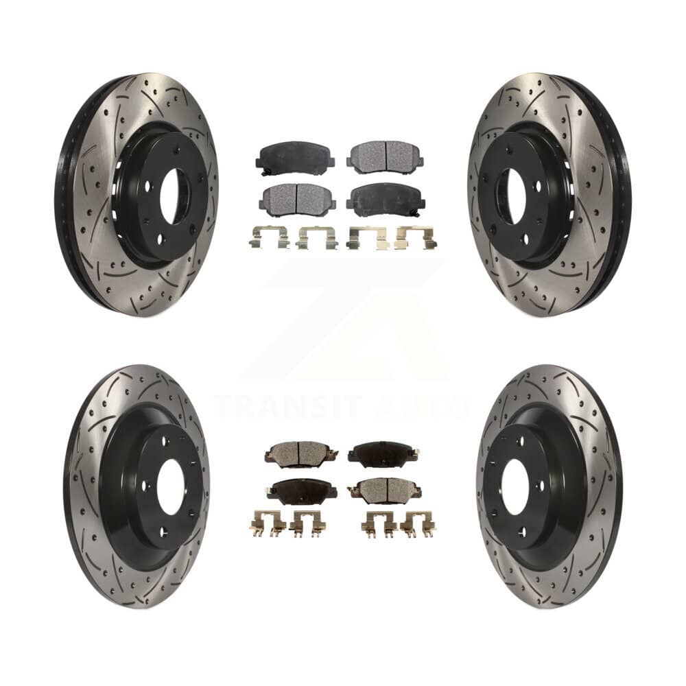 Transit Auto - KDT-100423 - Front and Rear Disc Brake Kits