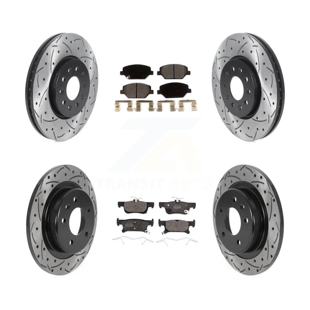 Transit Auto - KDT-100816 - Front and Rear Disc Brake Kits