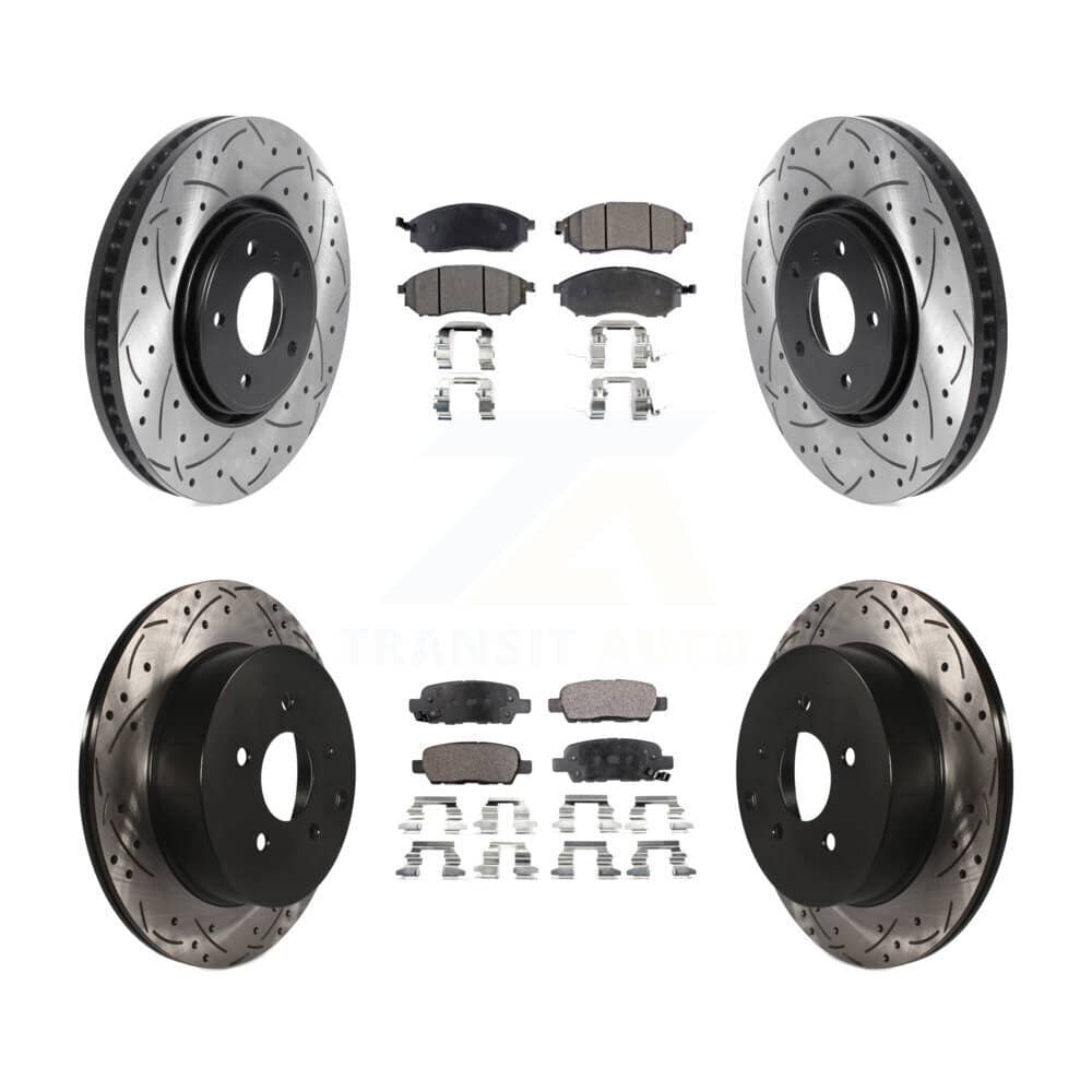 Transit Auto - KDT-100848 - Front and Rear Disc Brake Kits