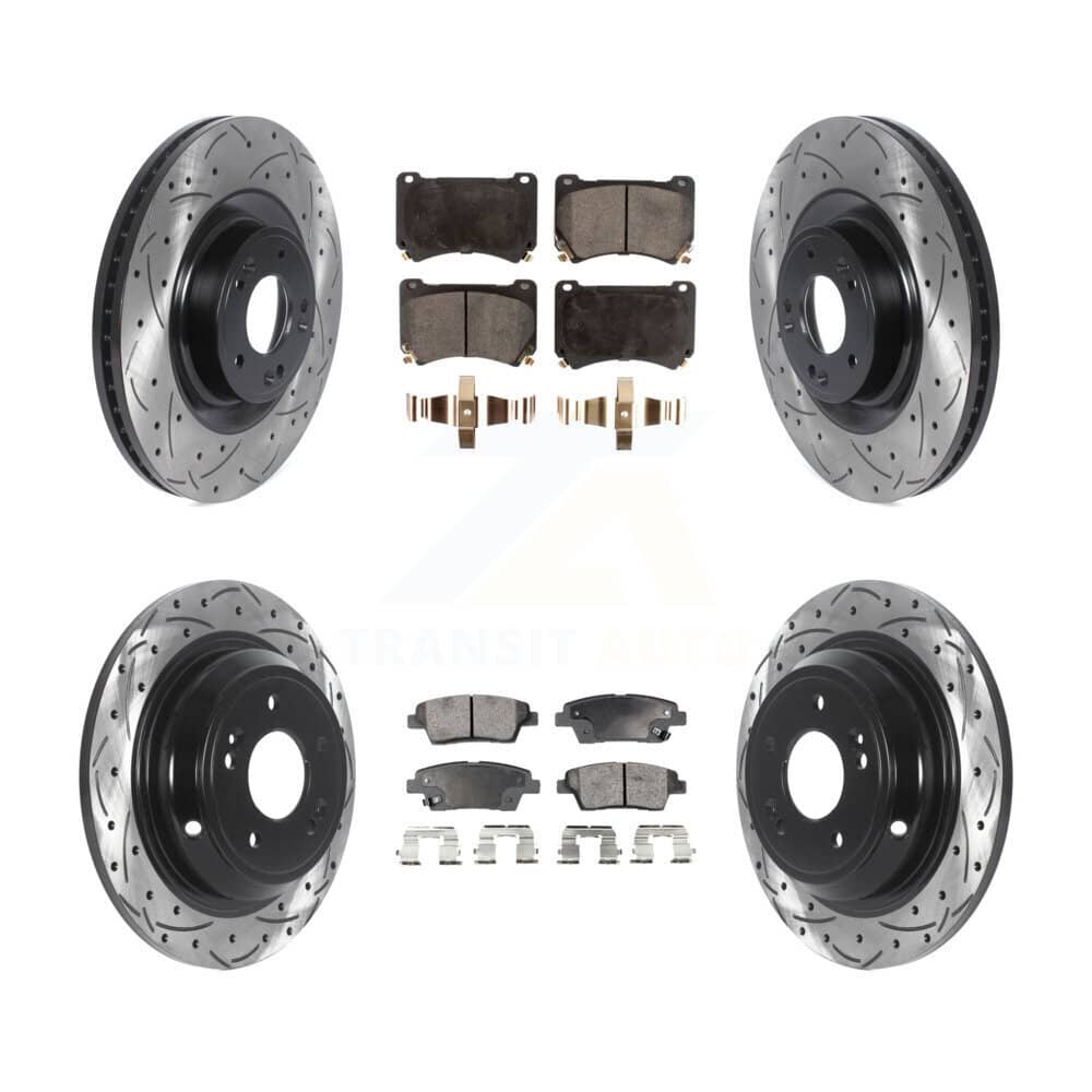 Transit Auto - KDT-100866 - Front and Rear Disc Brake Kits