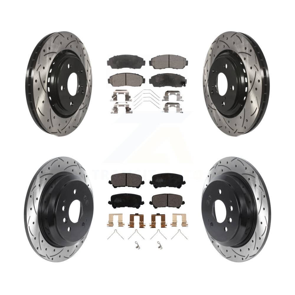 Transit Auto - KDT-100889 - Front and Rear Disc Brake Kits