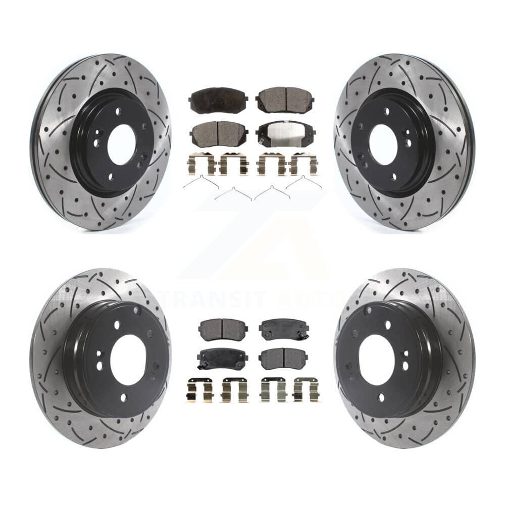 Transit Auto - KDT-100895 - Front and Rear Disc Brake Kits