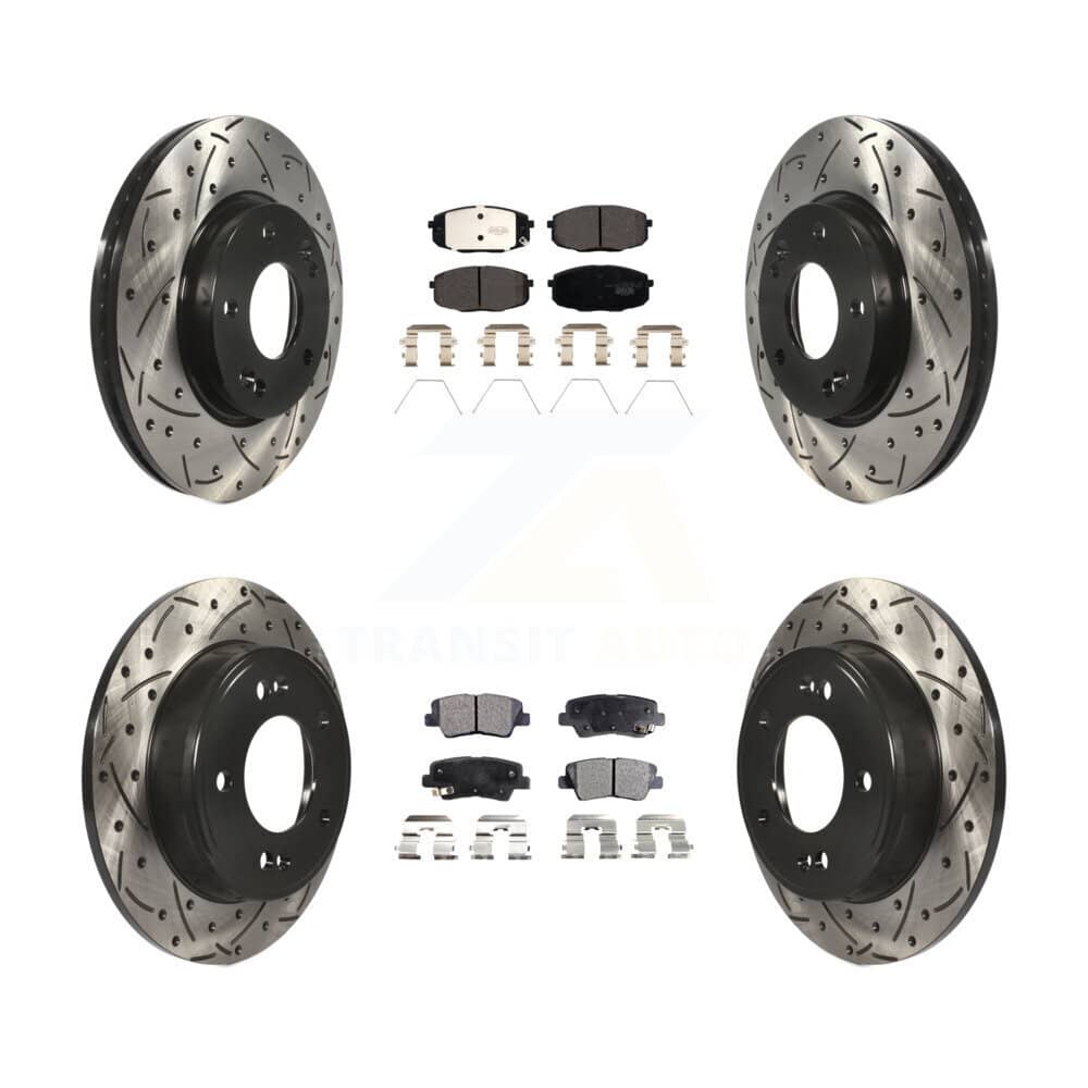 Transit Auto - KDT-101004 - Front and Rear Disc Brake Kits