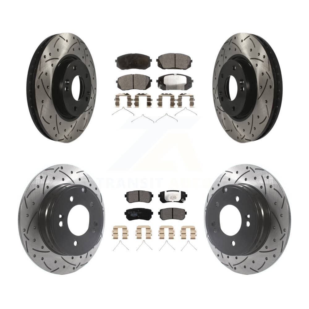 Transit Auto - KDT-101170 - Front and Rear Disc Brake Kits