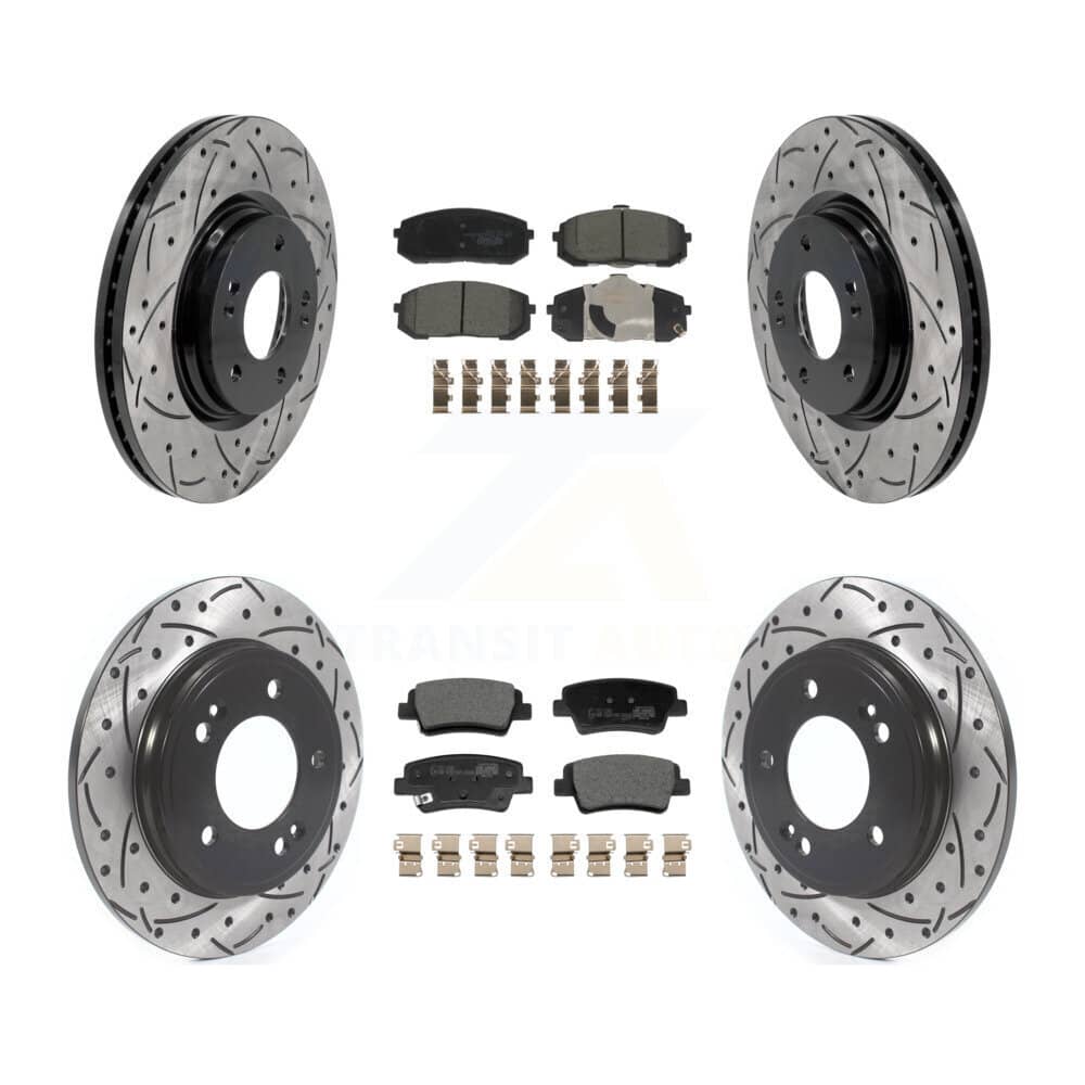 Transit Auto - KDT-101836 - Front and Rear Disc Brake Kits