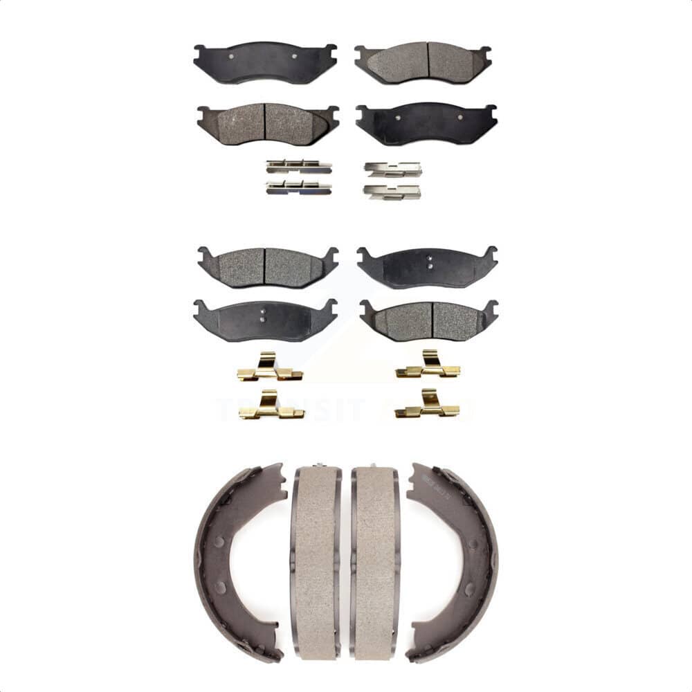 Transit Auto - KFN-100609 - Front and Rear Disc Brake Pad Kits