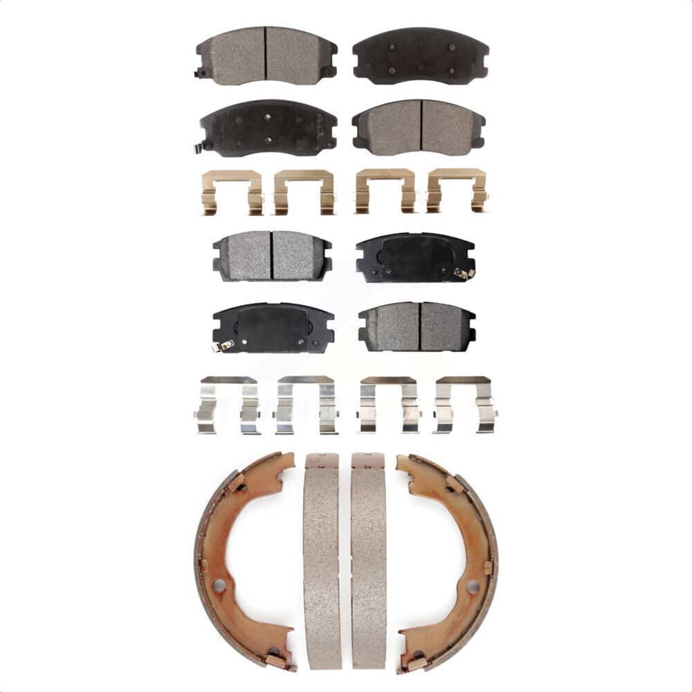 Transit Auto - KFN-100771 - Front and Rear Disc Brake Pad Kits