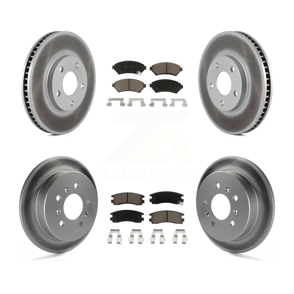 Transit Auto - KGC-102257 - Front and Rear Disc Brake Kits