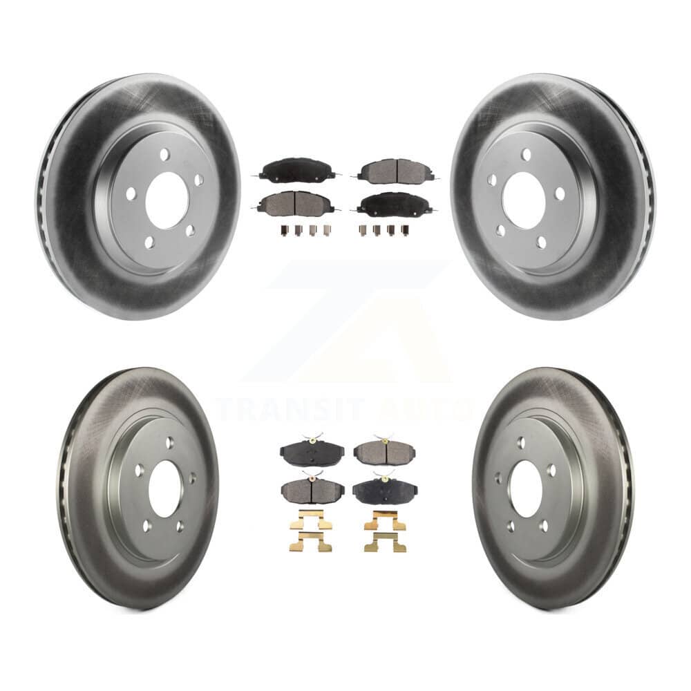 Transit Auto - KGF-100652 - Front and Rear Disc Brake Kits