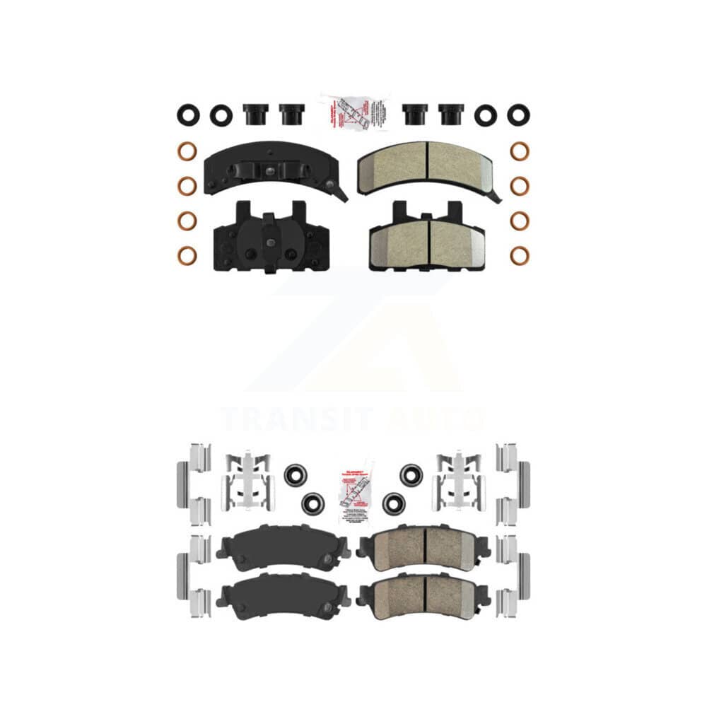 AmeriBRAKES - KNF-101632 - Front and Rear Disc Brake Pad Kits