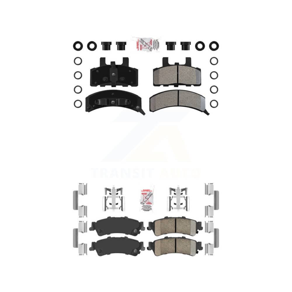 AmeriBRAKES - KNF-101634 - Front and Rear Disc Brake Pad Kits