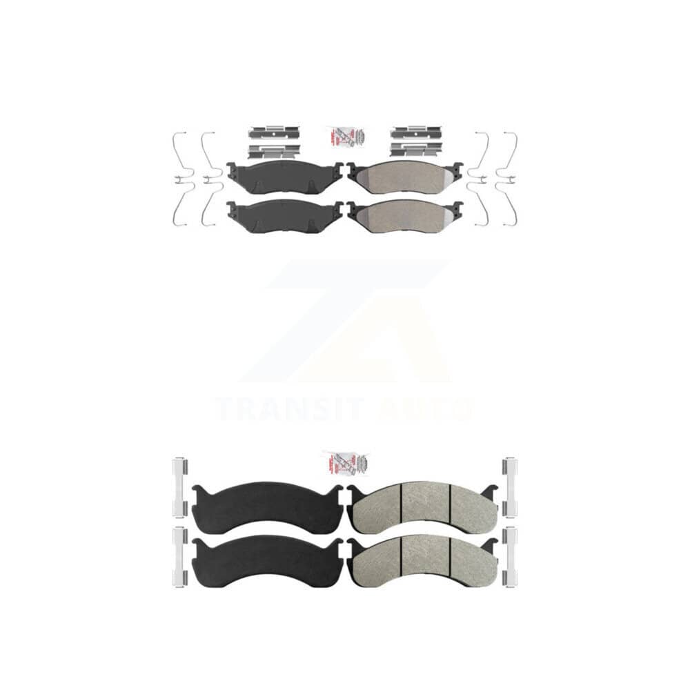 AmeriBRAKES - KNF-101652 - Front and Rear Disc Brake Pad Kits