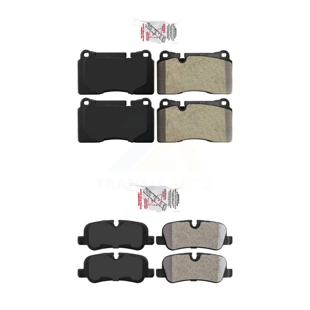 AmeriBRAKES - KNF-101713 - Front and Rear Disc Brake Pad Kits