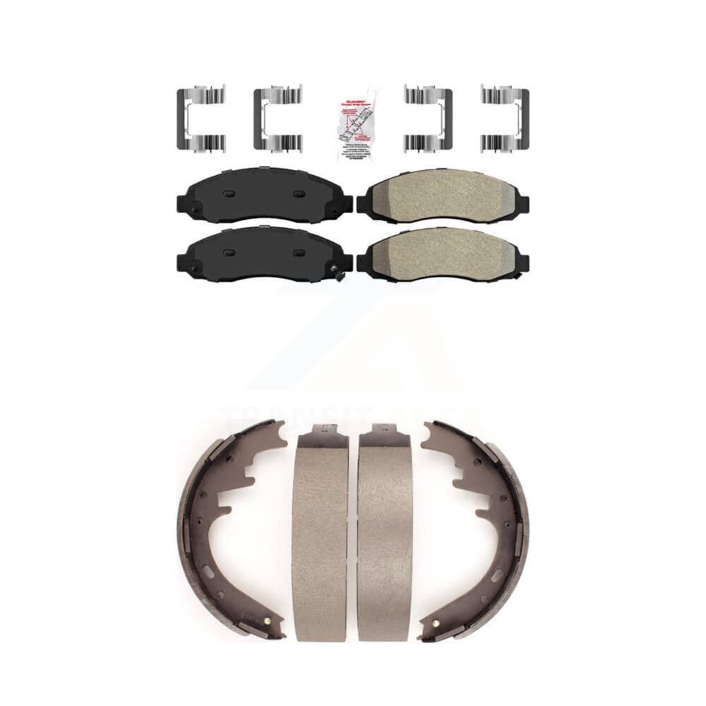 Transit Auto - KNN-100046 - Front and Rear Disc Brake Pad Kits