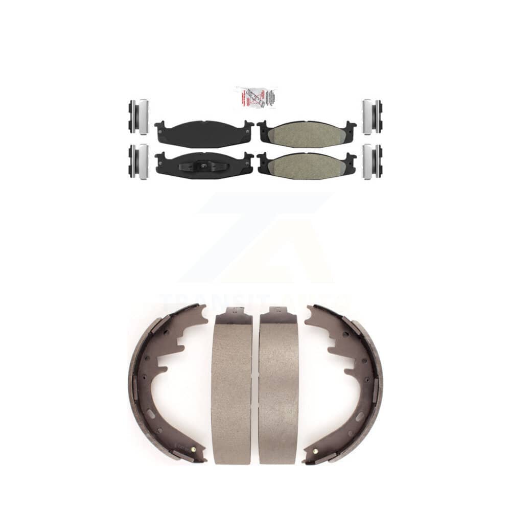 Transit Auto - KNN-100268 - Front and Rear Disc Brake Pad Kits