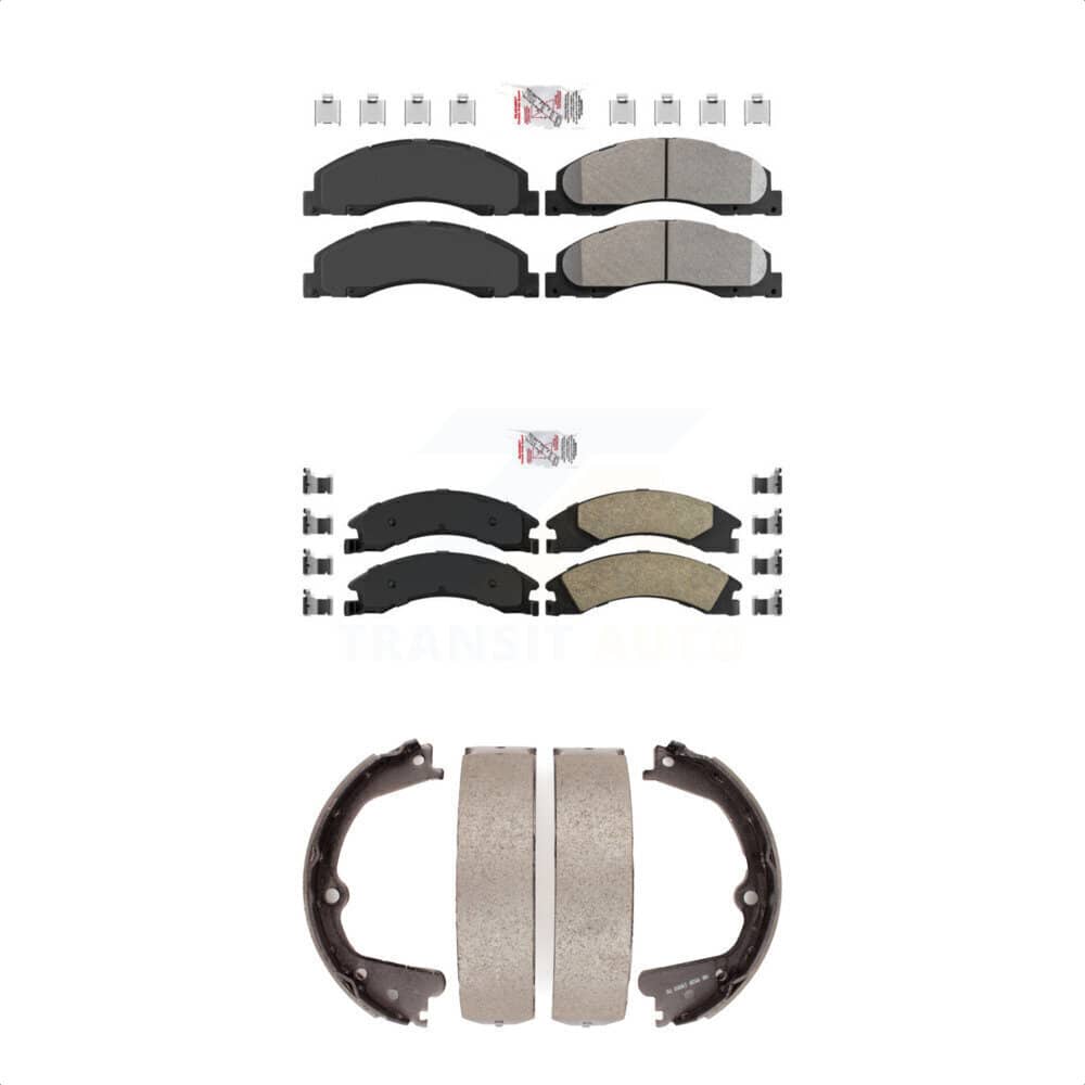 Transit Auto - KNN-100325 - Front and Rear Disc Brake Pad Kits