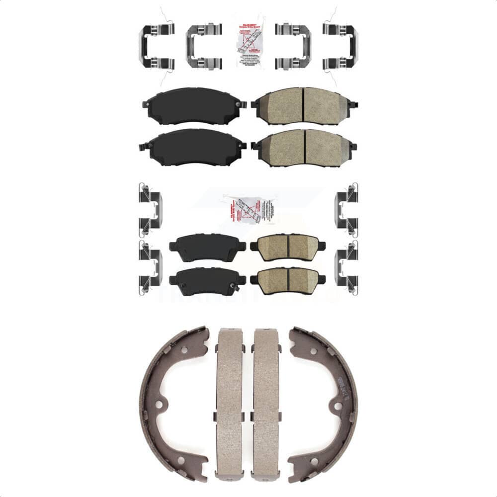 Transit Auto - KNN-100350 - Front and Rear Disc Brake Pad Kits