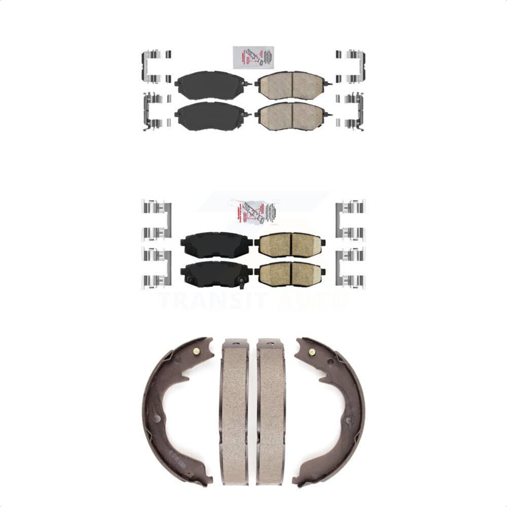 Transit Auto - KNN-100373 - Front and Rear Disc Brake Pad Kits